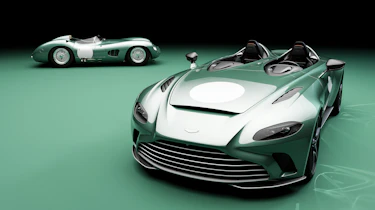 Aston Martin V12 Speedster DBR1 and Aston Martin DBR1