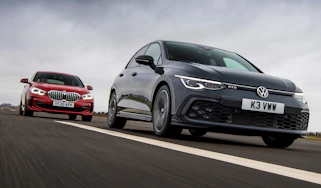 VW Golf GTD vs BMW 120d - main