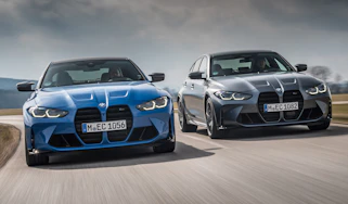 BMW M3 and M4 Competition xDrive - front action