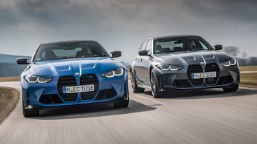 BMW M3 and M4 Competition xDrive - front action