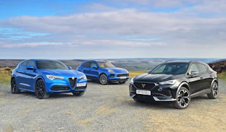 Cupra Formentor vs Alfa Romeo Stelvio vs Porsche Macan