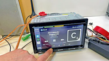 Double-DIN head product testing
