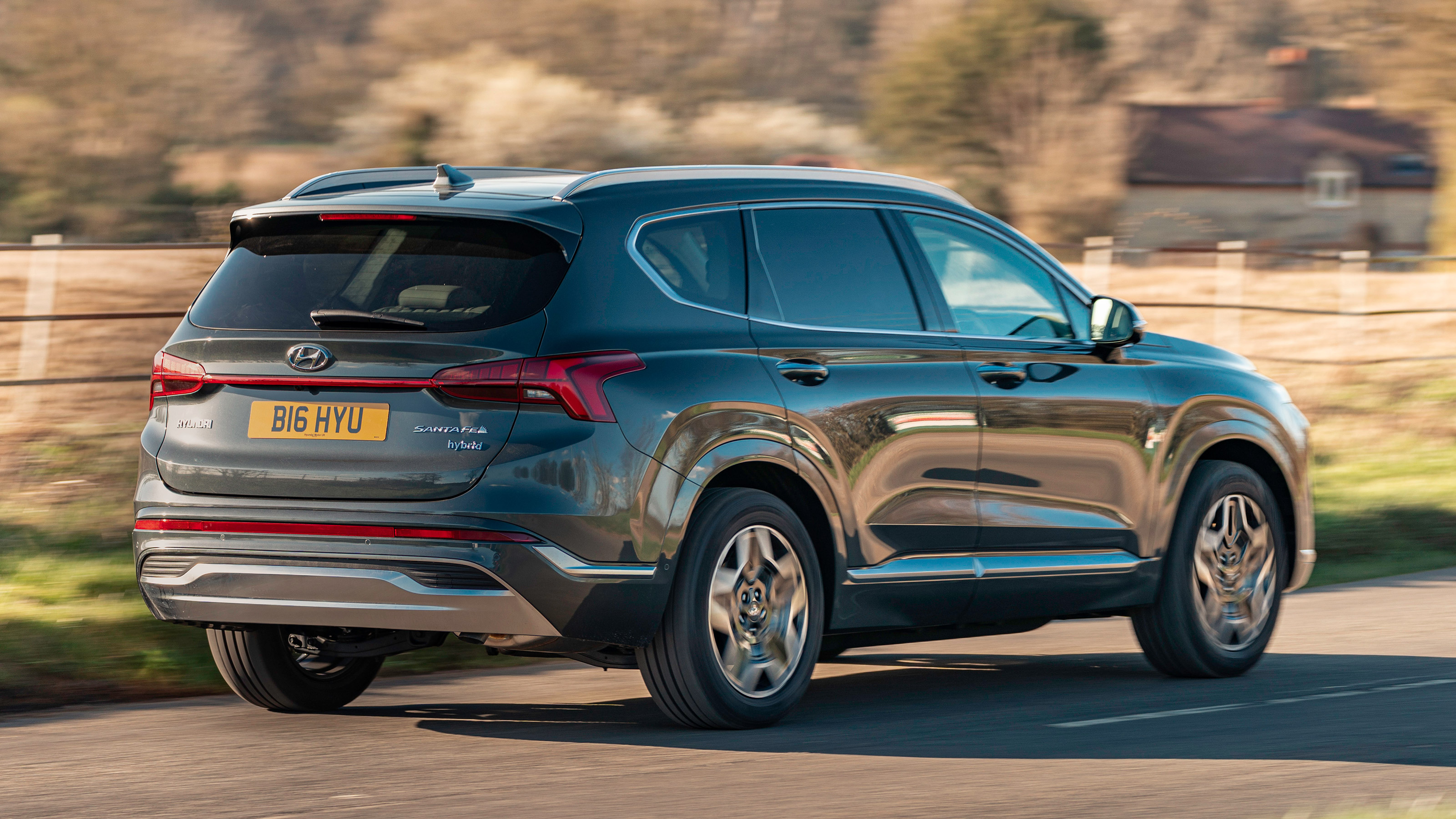 Hyundai Santa Fe Hybrid - rear action