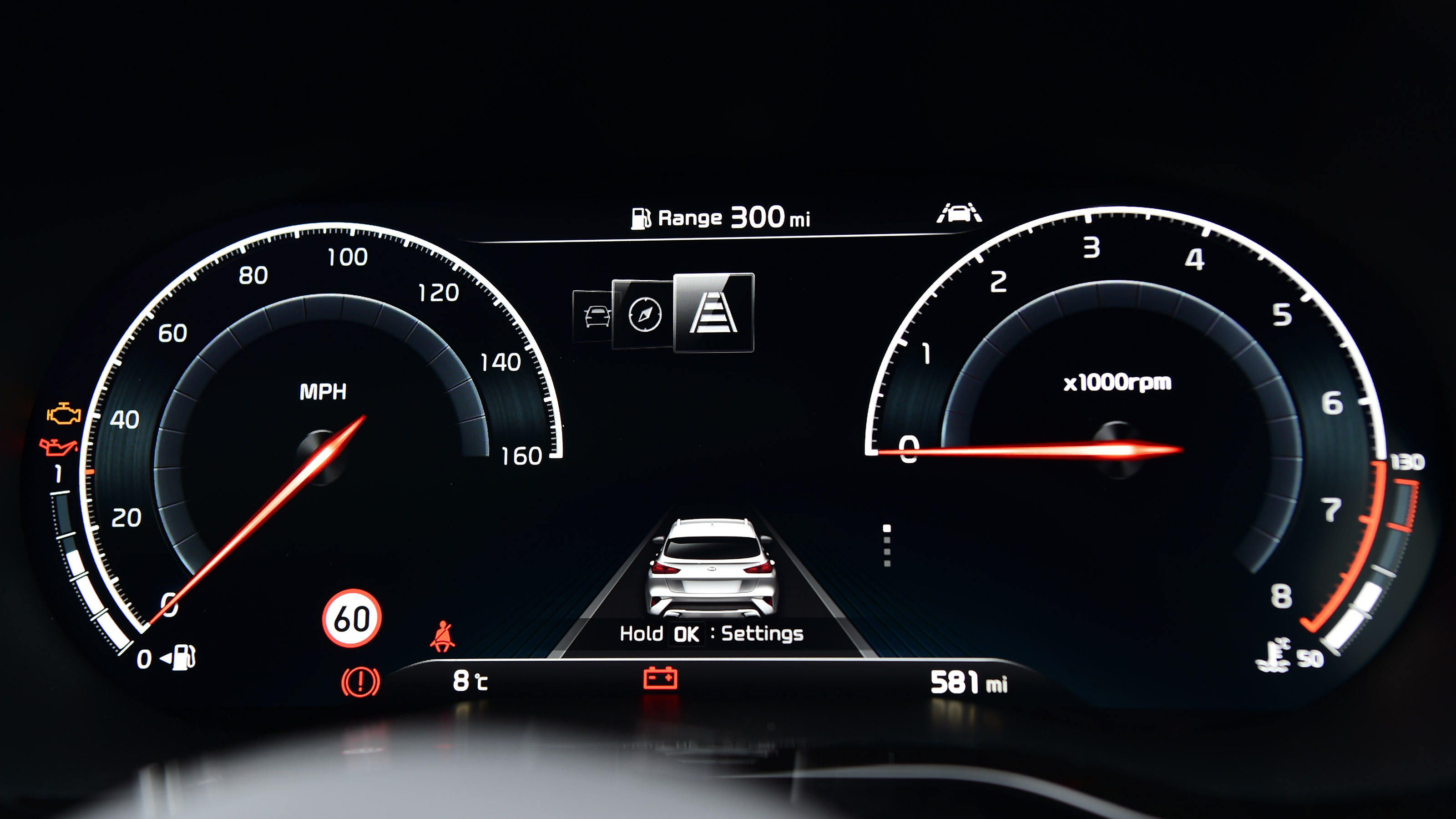Kia XCeed - dials