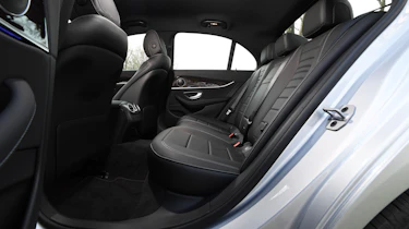 Mercedes E 220d Sport - rear seats