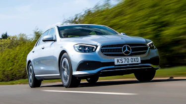 Mercedes E 220d Sport - front tracking