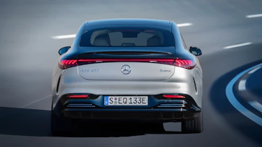 Mercedes EQS - rear cornering