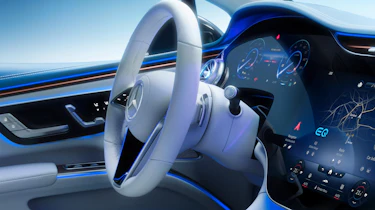 Mercedes EQS - screen