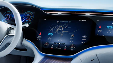 Mercedes EQS - infotainment 2