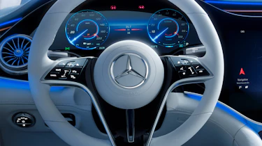 Mercedes EQS - steering wheel