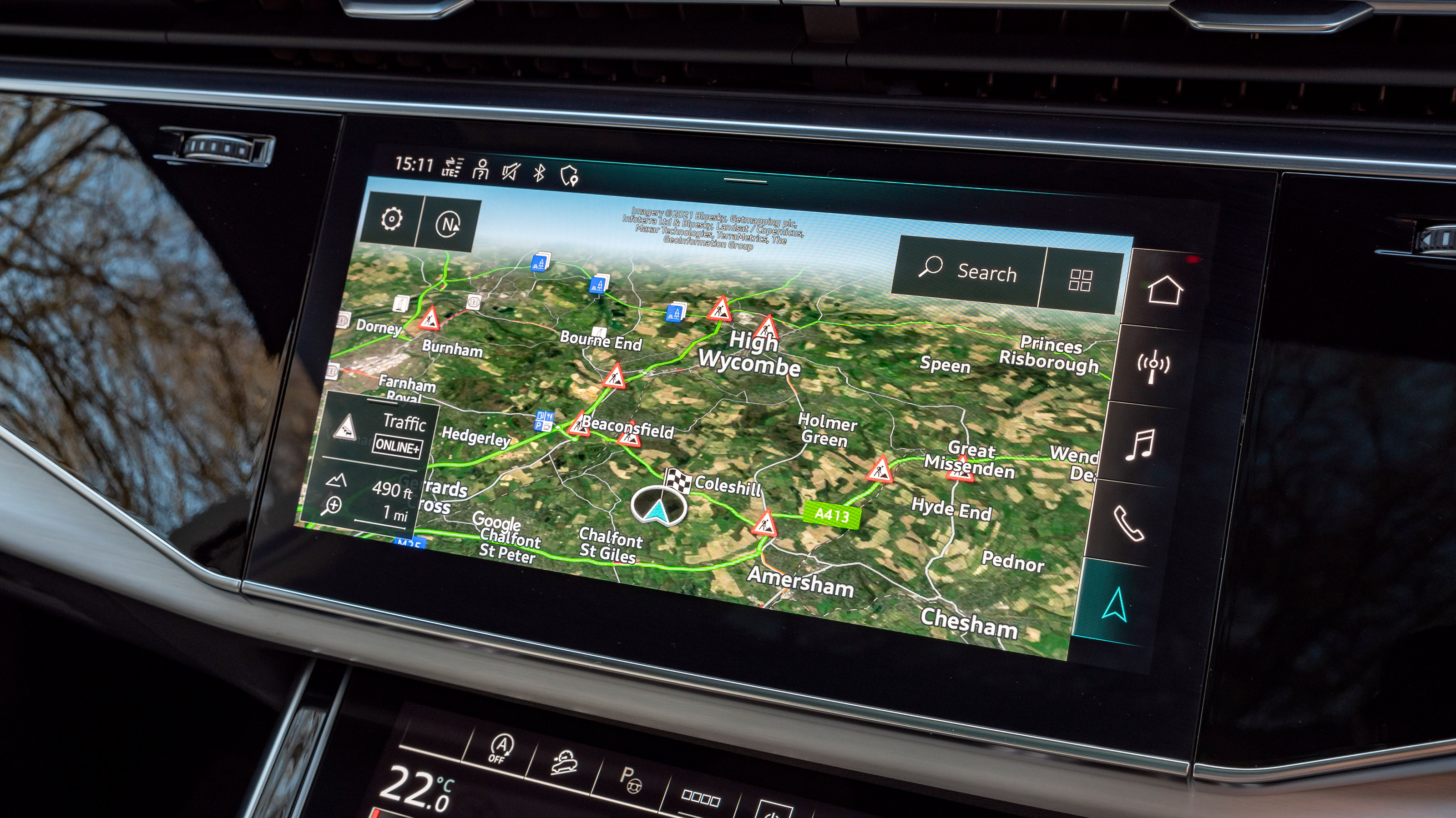 Audi SQ7 - sat-nav