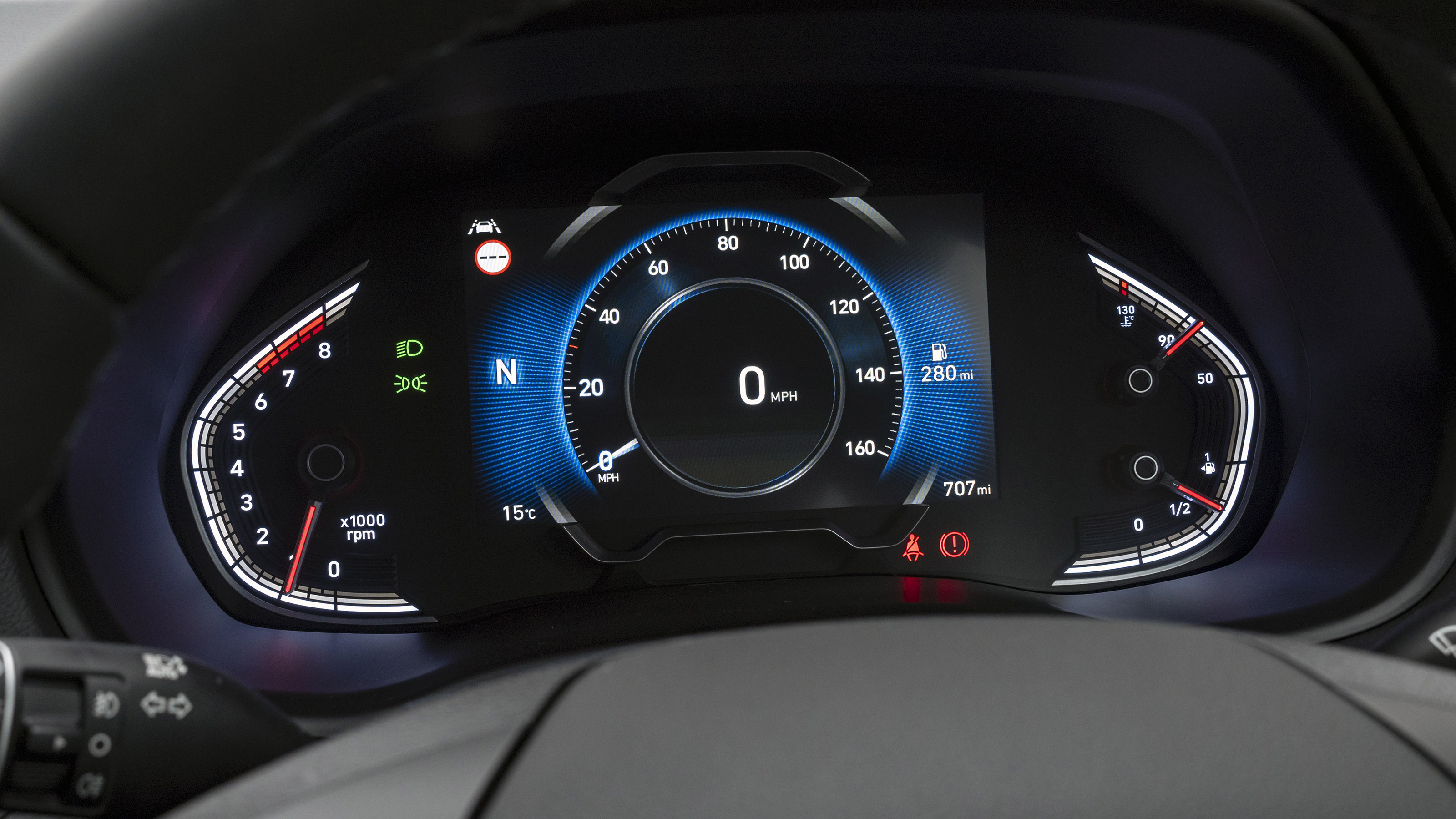 New Hyundai i30 digital instrument cluster