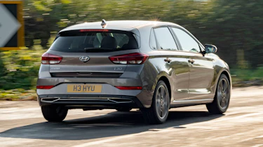 New Hyundai i30 driving - rear