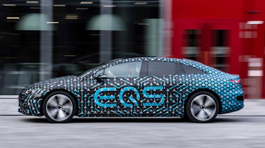 Mercedes EQS prototype - side
