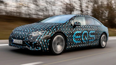 Mercedes EQS prototype - front