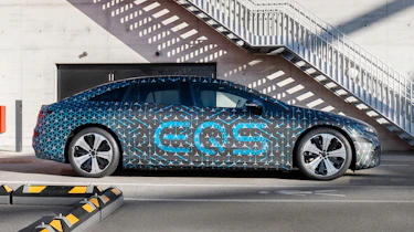 Mercedes EQS prototype - side static