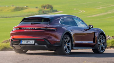 Porsche Taycan Cross Turismo - rear cornering