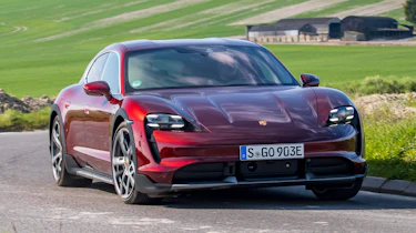 Porsche Taycan Cross Turismo - front cornering