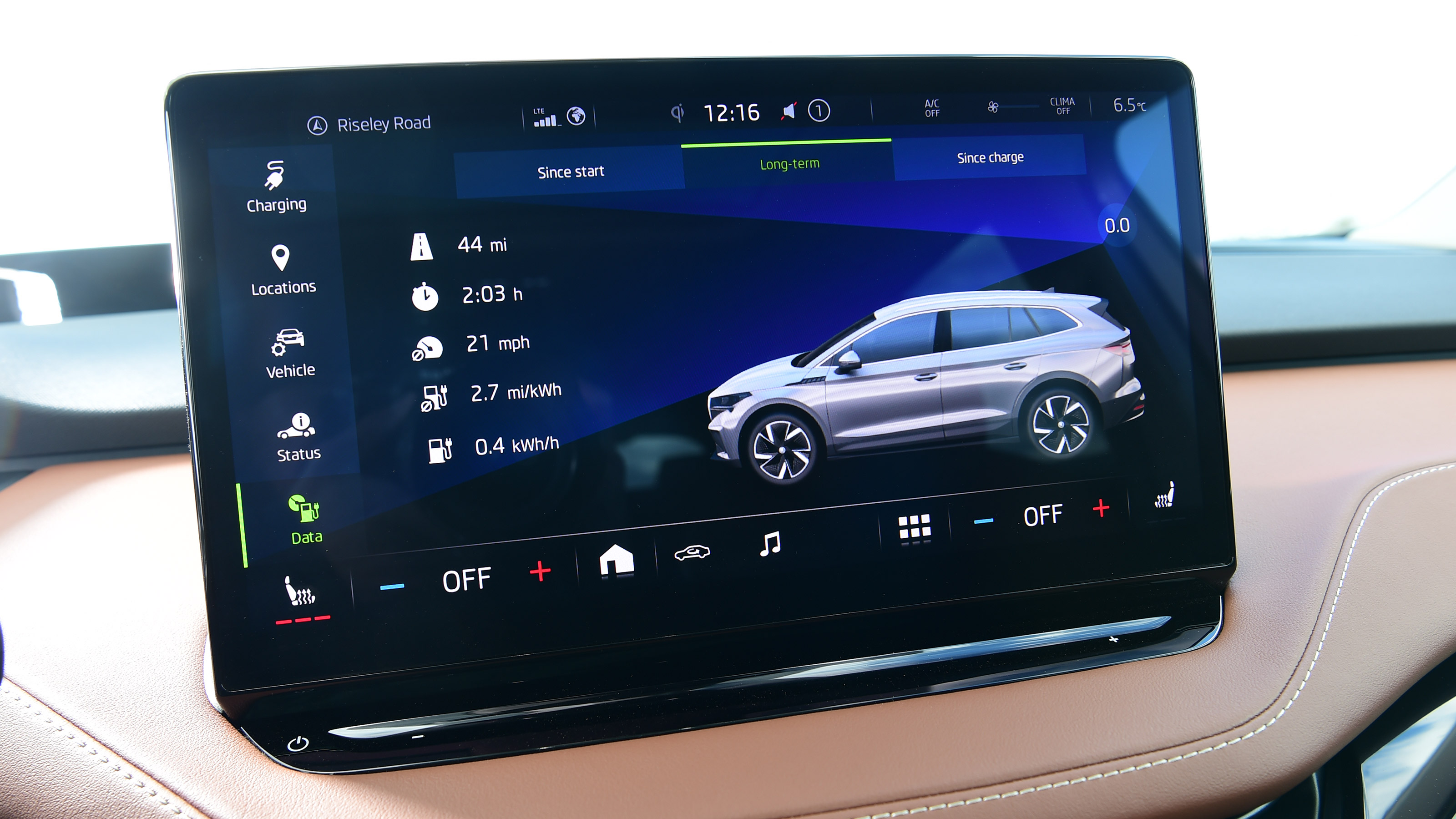 Skoda Enyaq iV 80 - infotainment