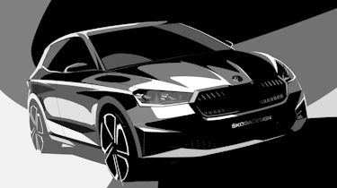 Skoda Fabia teaser