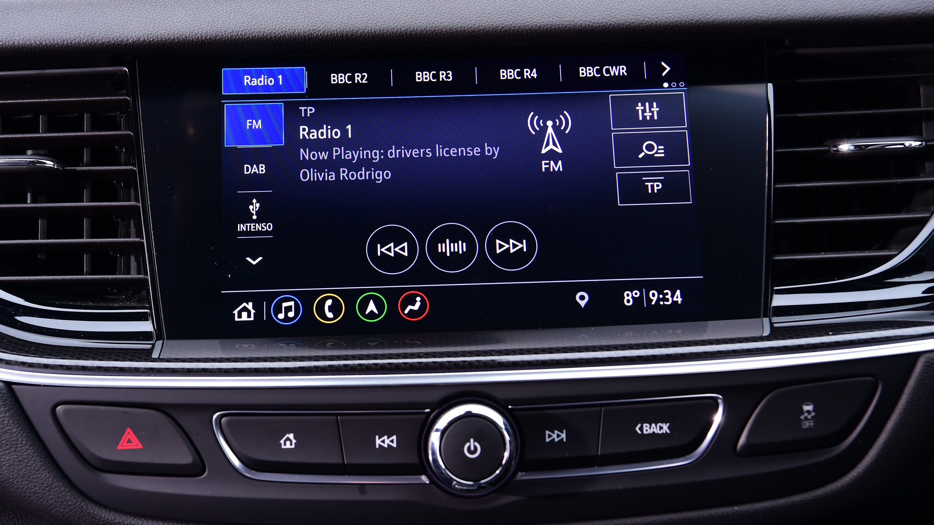 Vauxhall Insignia - screen