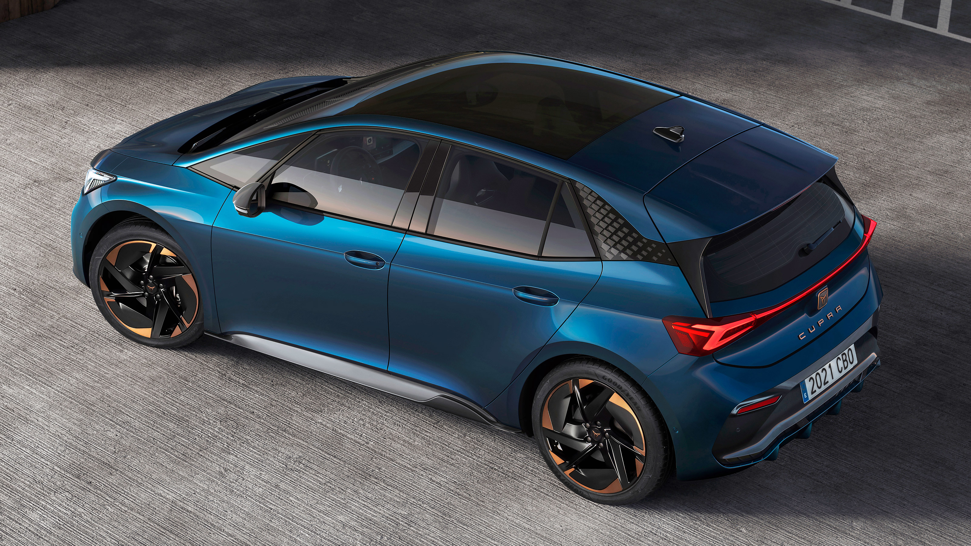 Cupra Born - above