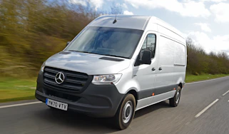 Mercedes eSprinter - front tracking