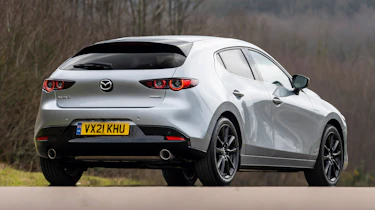 Mazda 3 e-SkyActiv X - rear static