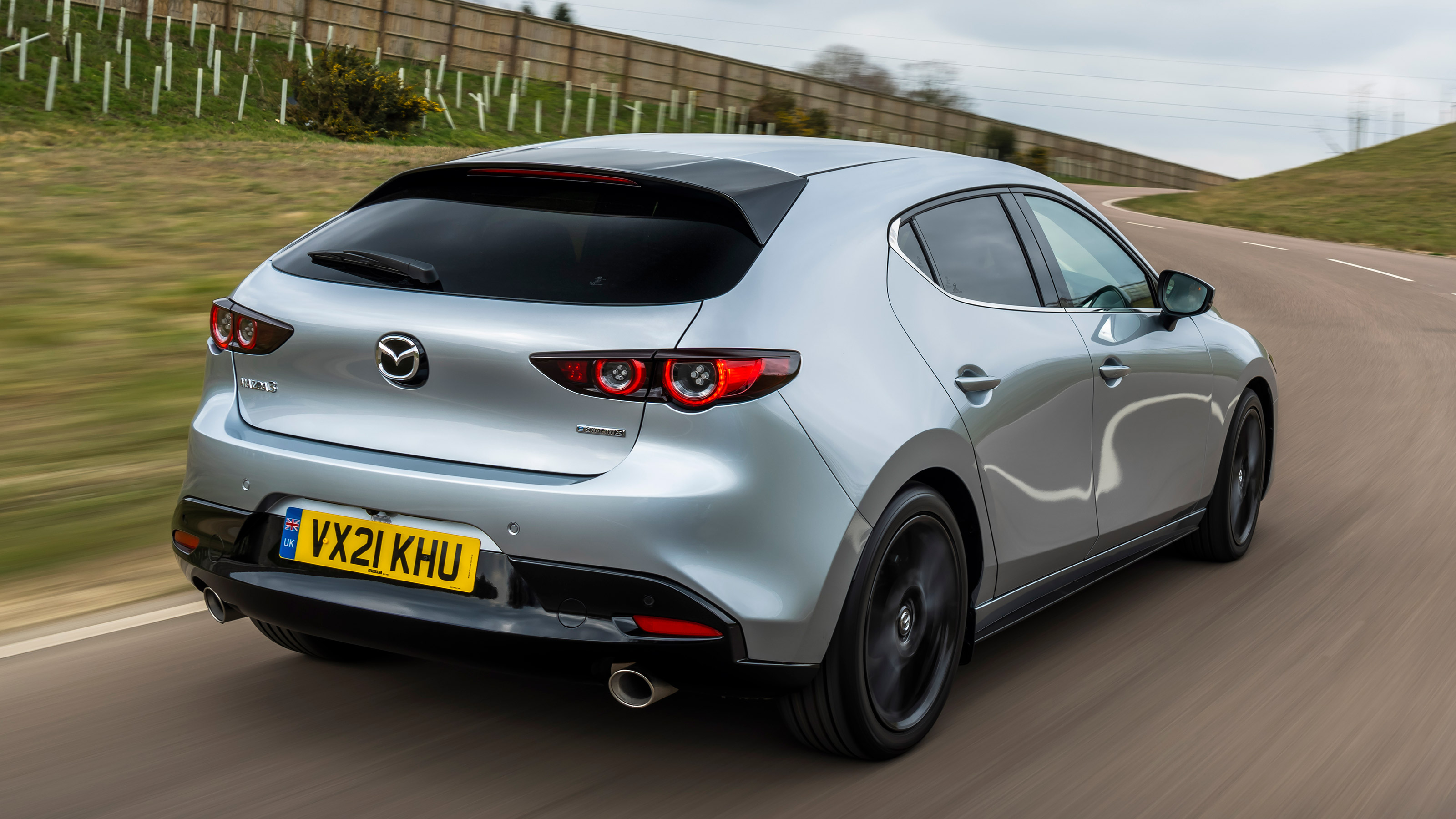 Mazda 3 e-SkyActiv X - rear
