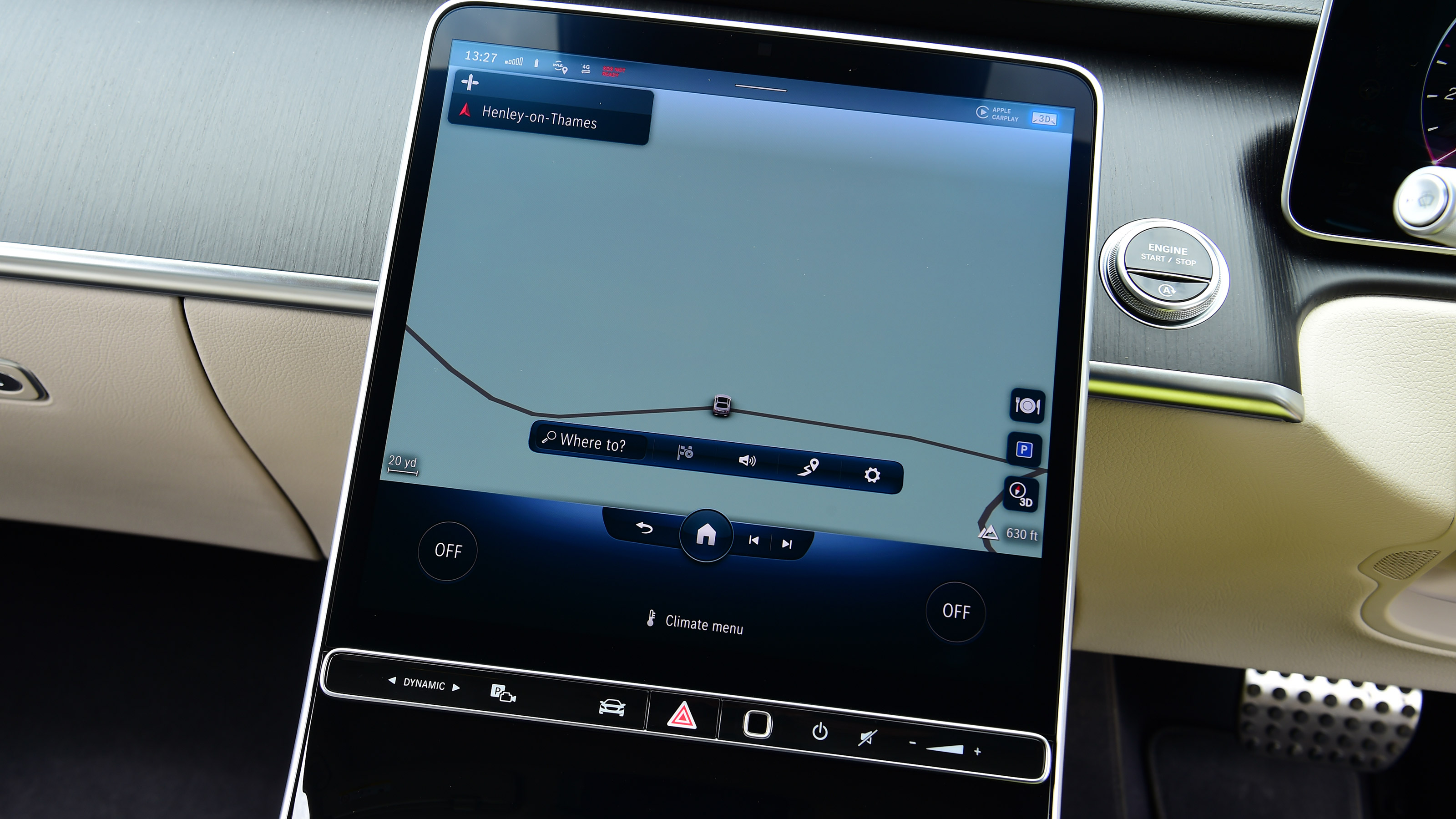 Mercedes S-Class - sat-nav