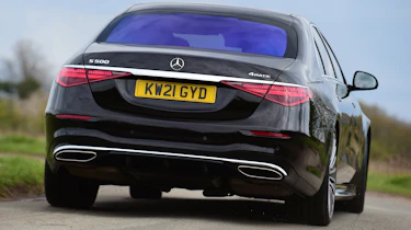 Mercedes S-Class - rear cornering