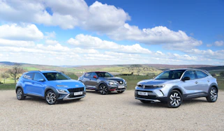 Vauxhall Mokka vs Hyundai Kona vs Nissan Juke