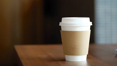 Motorway driving coffee