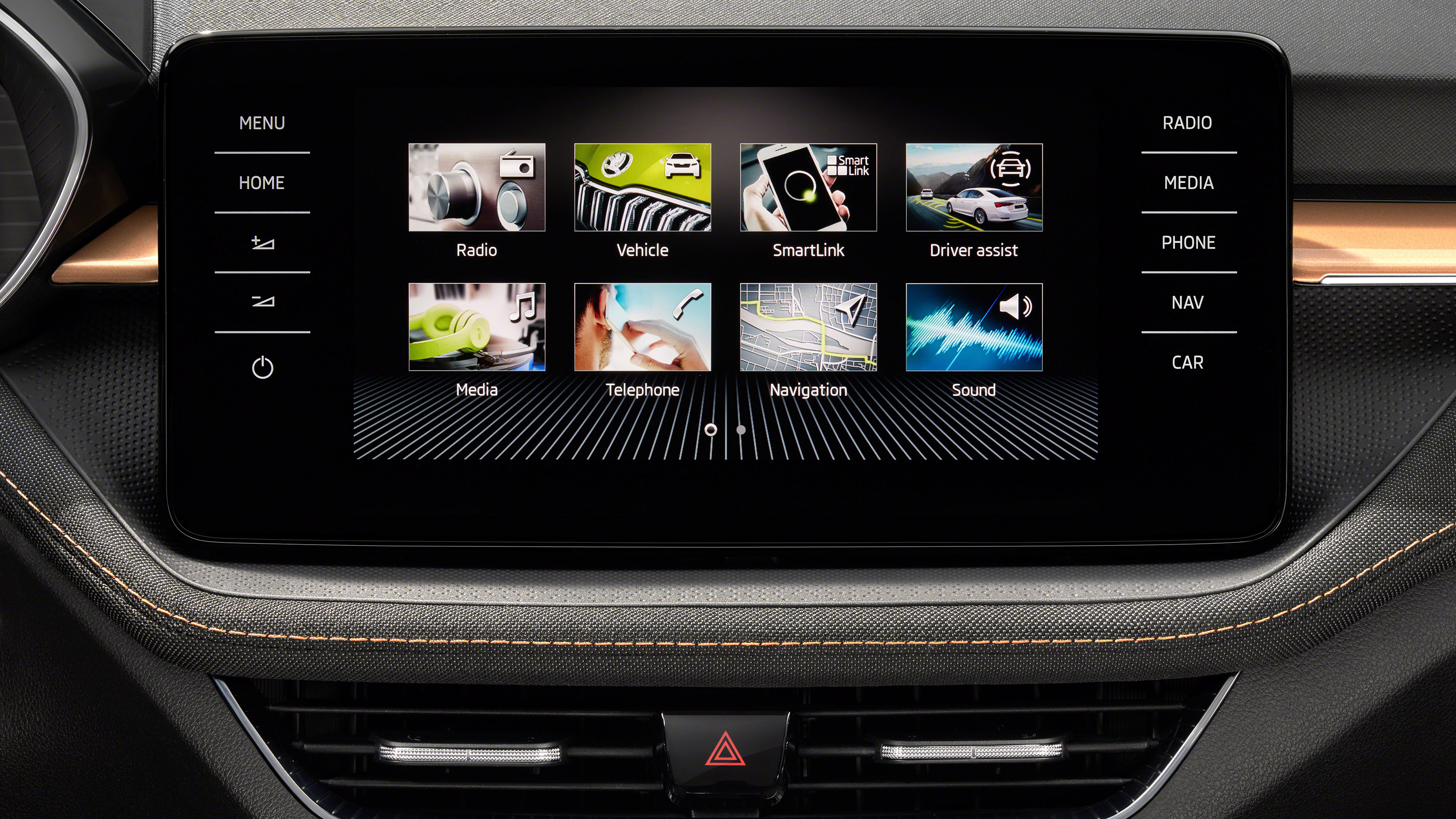 Skoda Fabia - infotainment