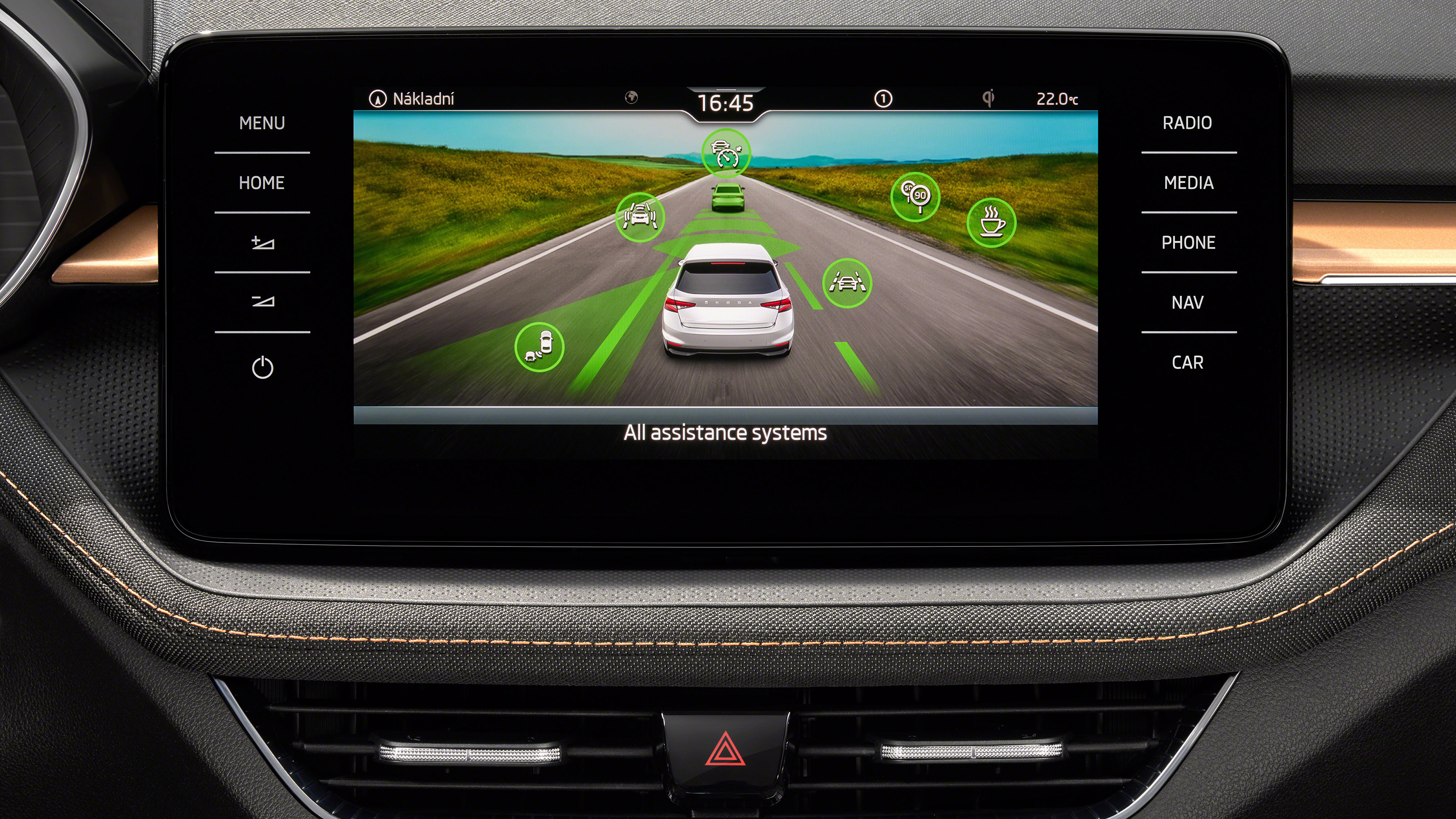 Skoda Fabia - screen