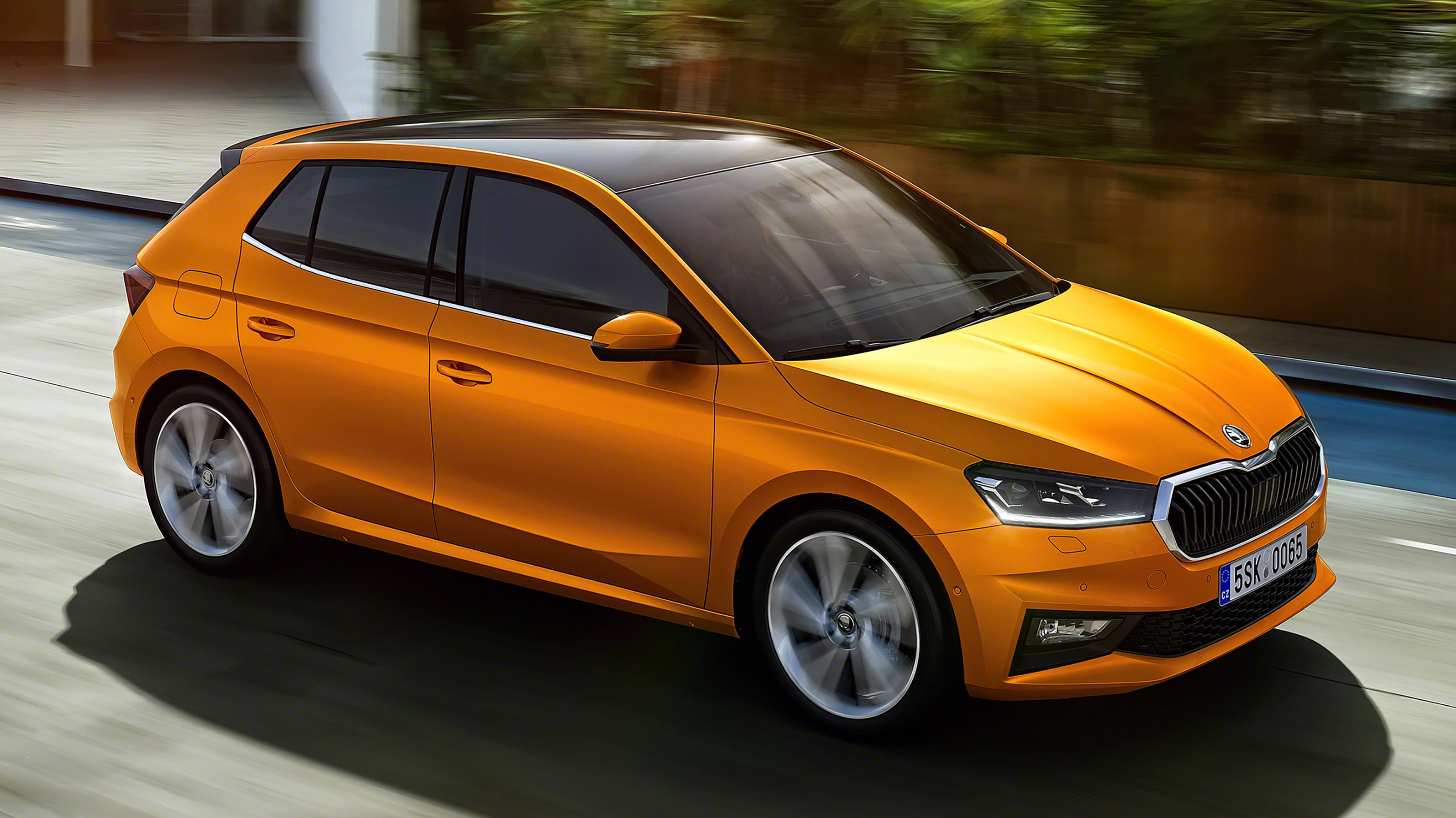 Skoda Fabia - front action