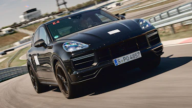 Porsche Cayenne Coupe prototype - front tracking