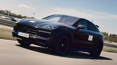 Porsche Cayenne Coupe prototype - front action