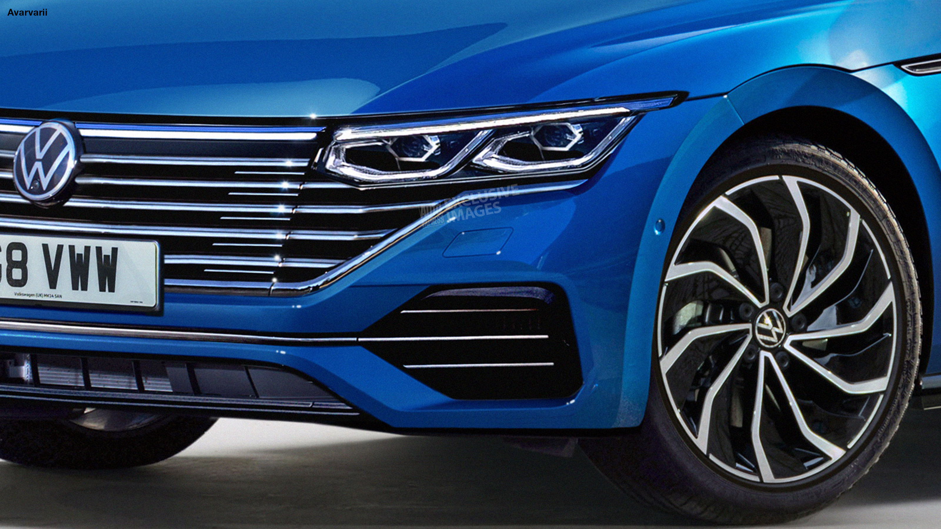 Volkswagen Passat Estate - front detail (watermarked)