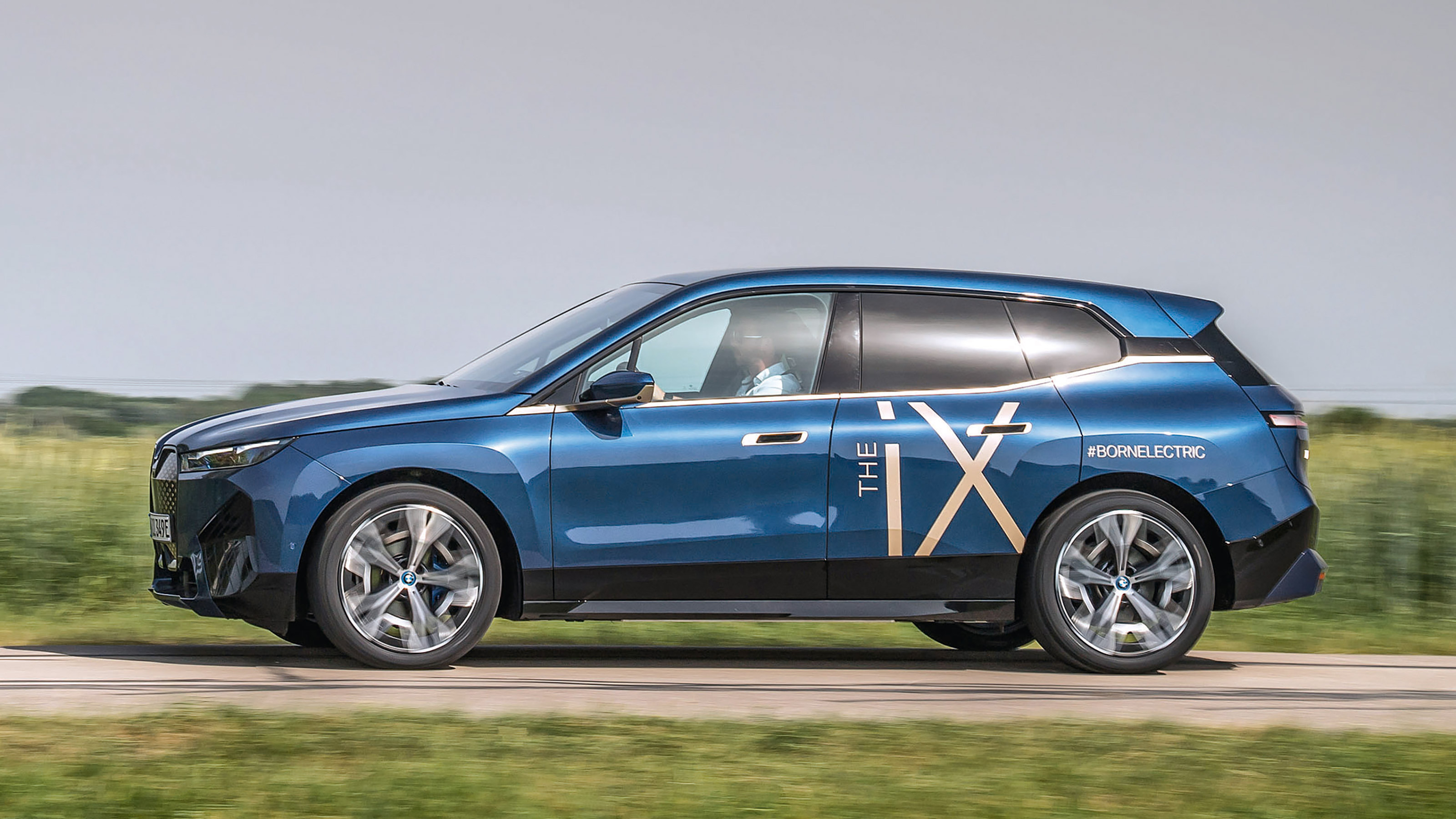 BMW iX prototype - side