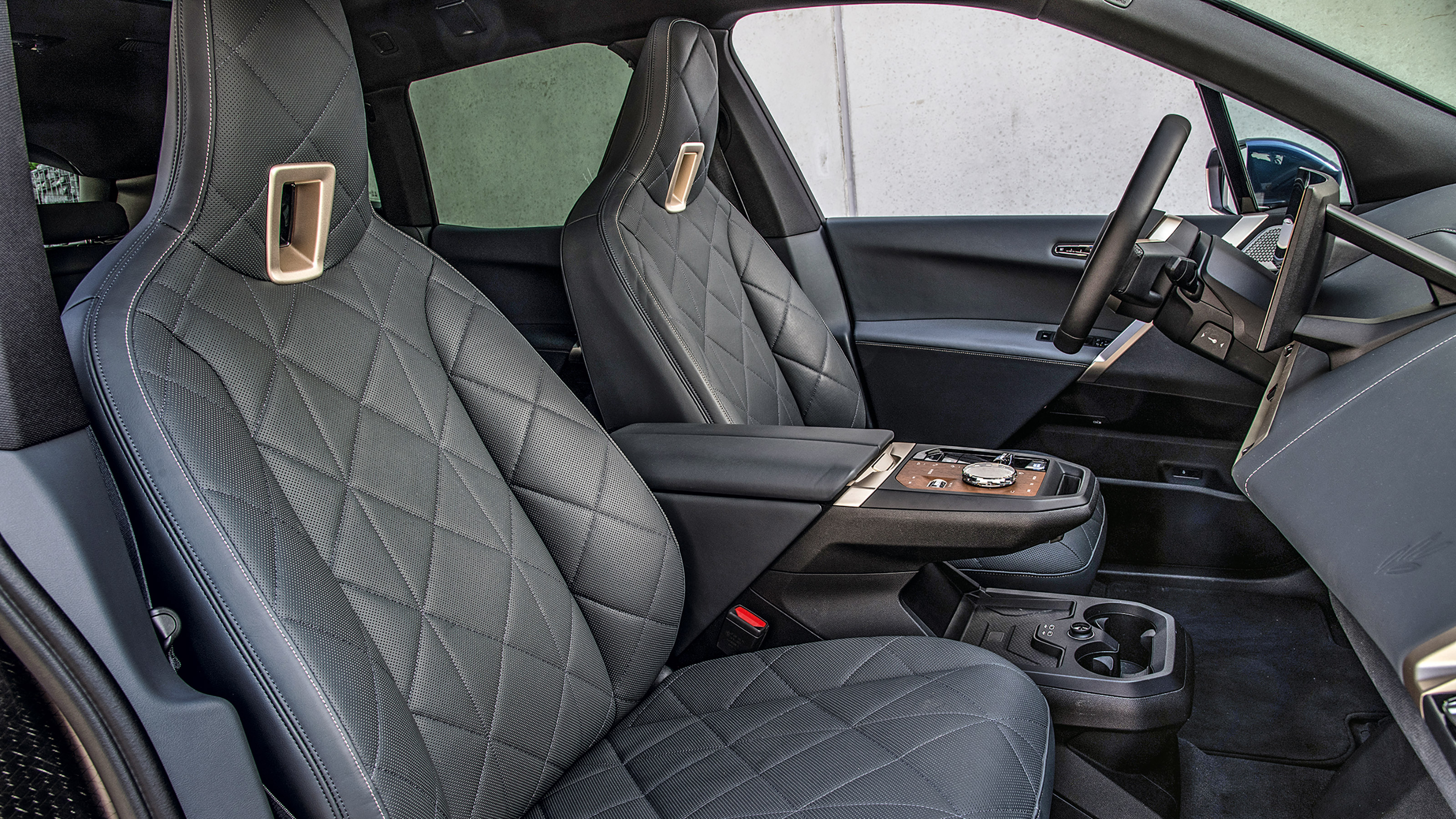 BMW iX prototype - front seats