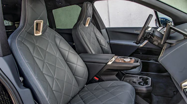BMW iX prototype - front seats