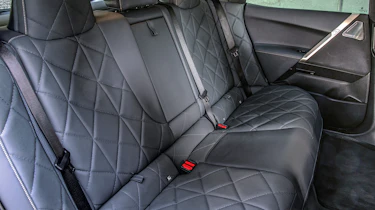 BMW iX prototype - rear seats