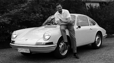 Ferdinand Porsche with 911
