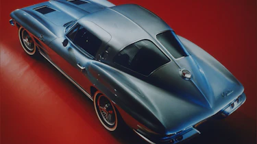 Corvette - aerial rear shot
