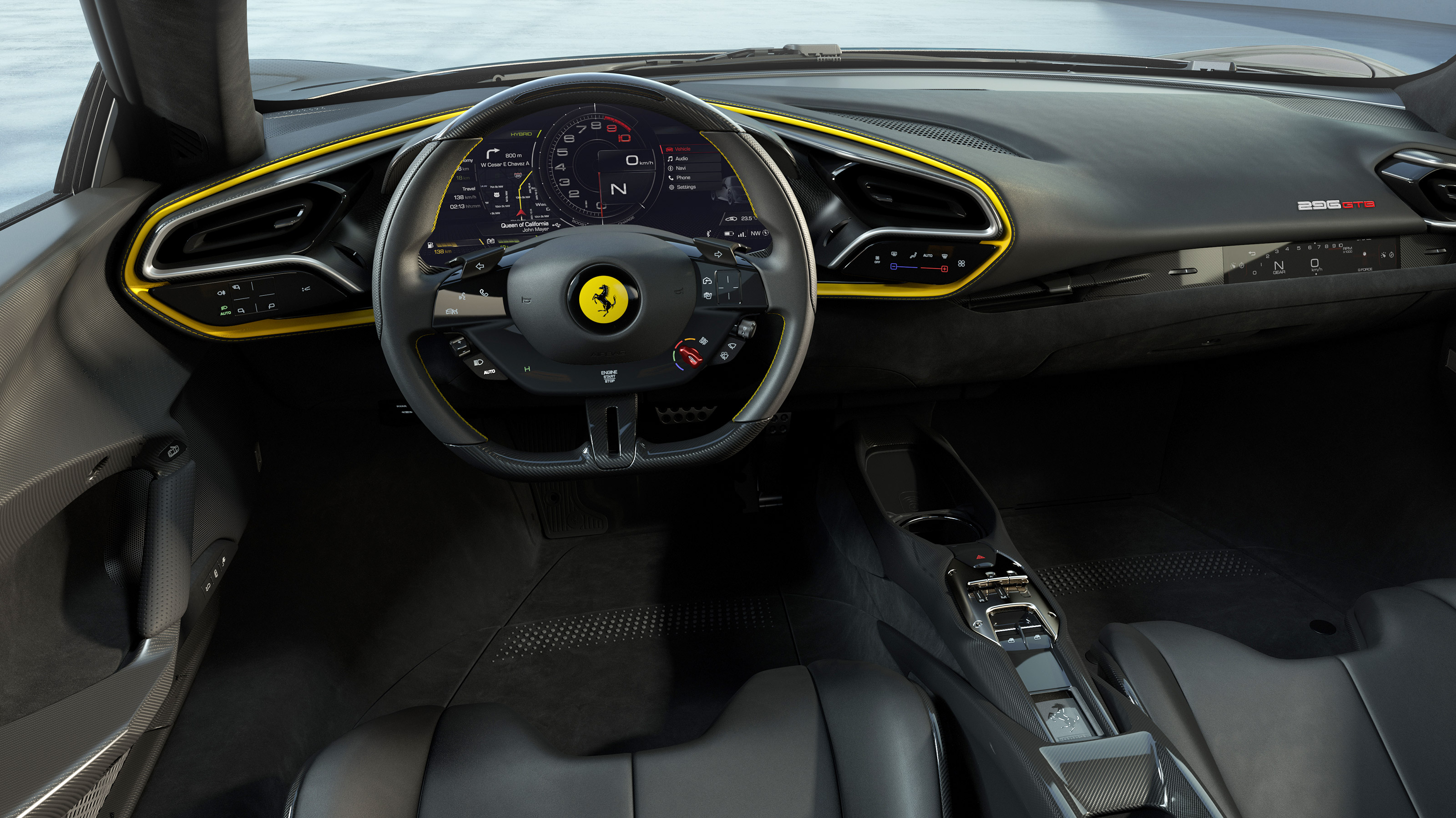 Ferrari 296 GTB Assetto Fiorano - dash