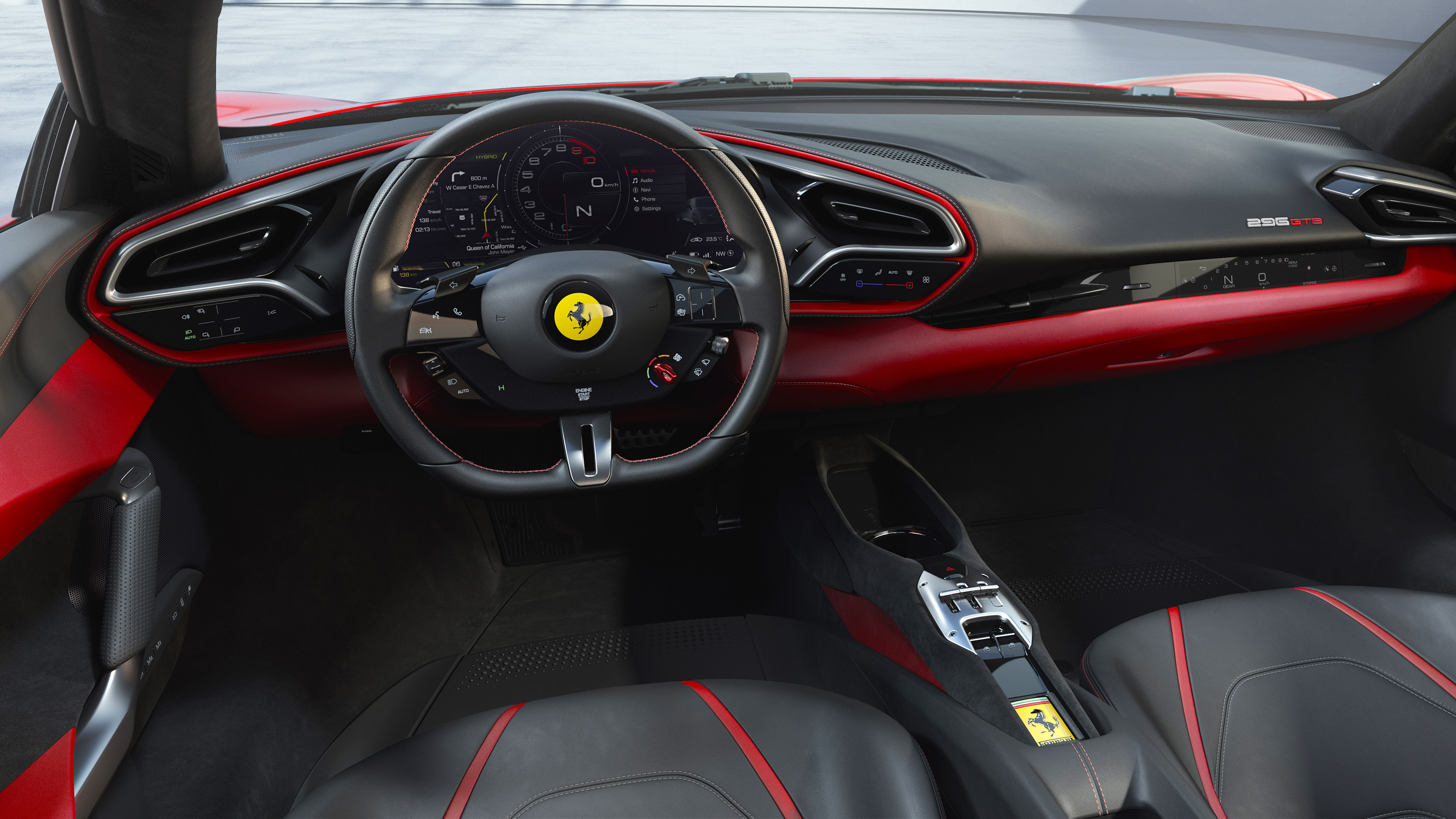 Ferrari 296 GTB - dash