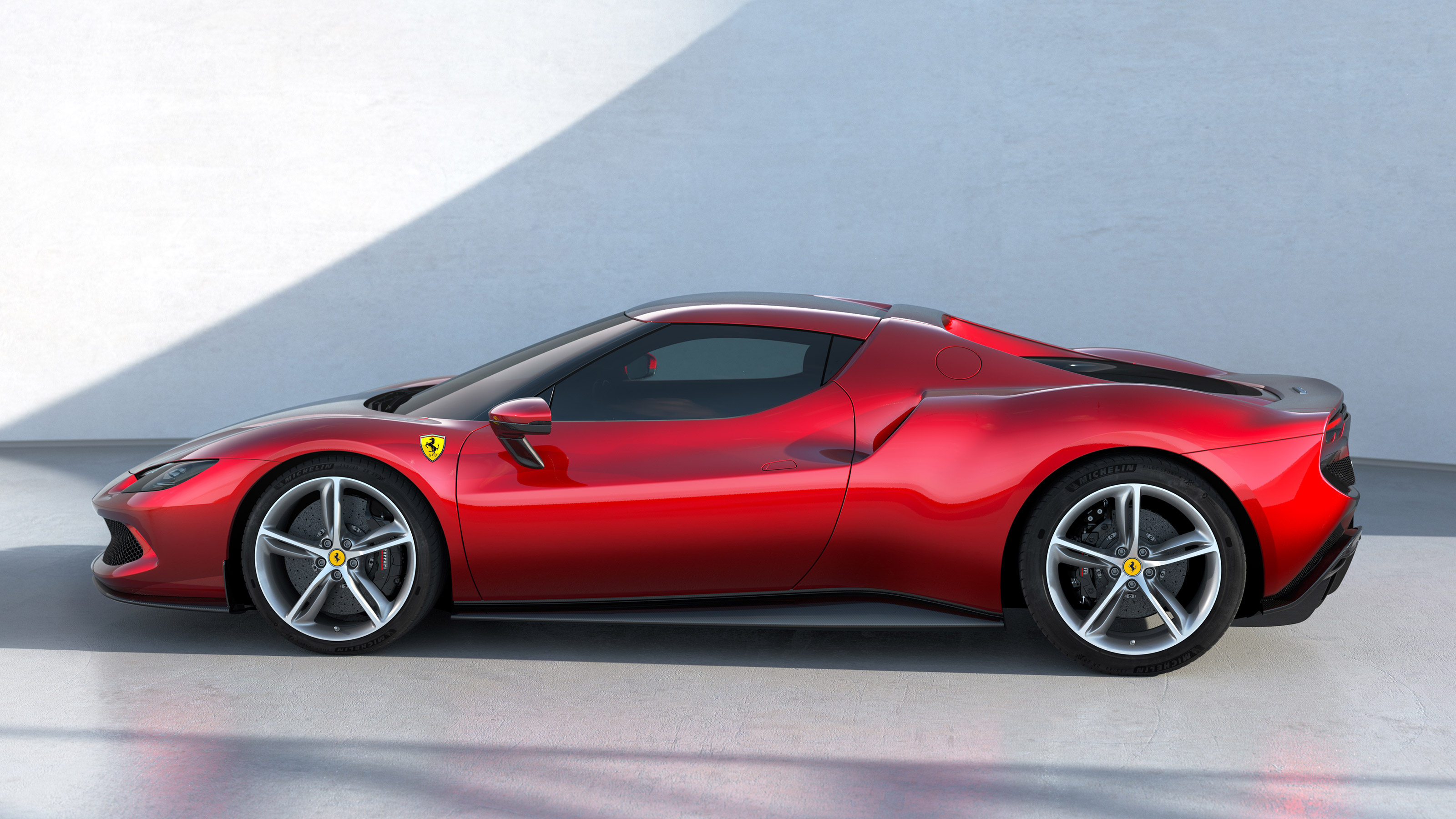 Ferrari 296 GTB - side