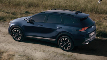 Kia Sportage - rear blue