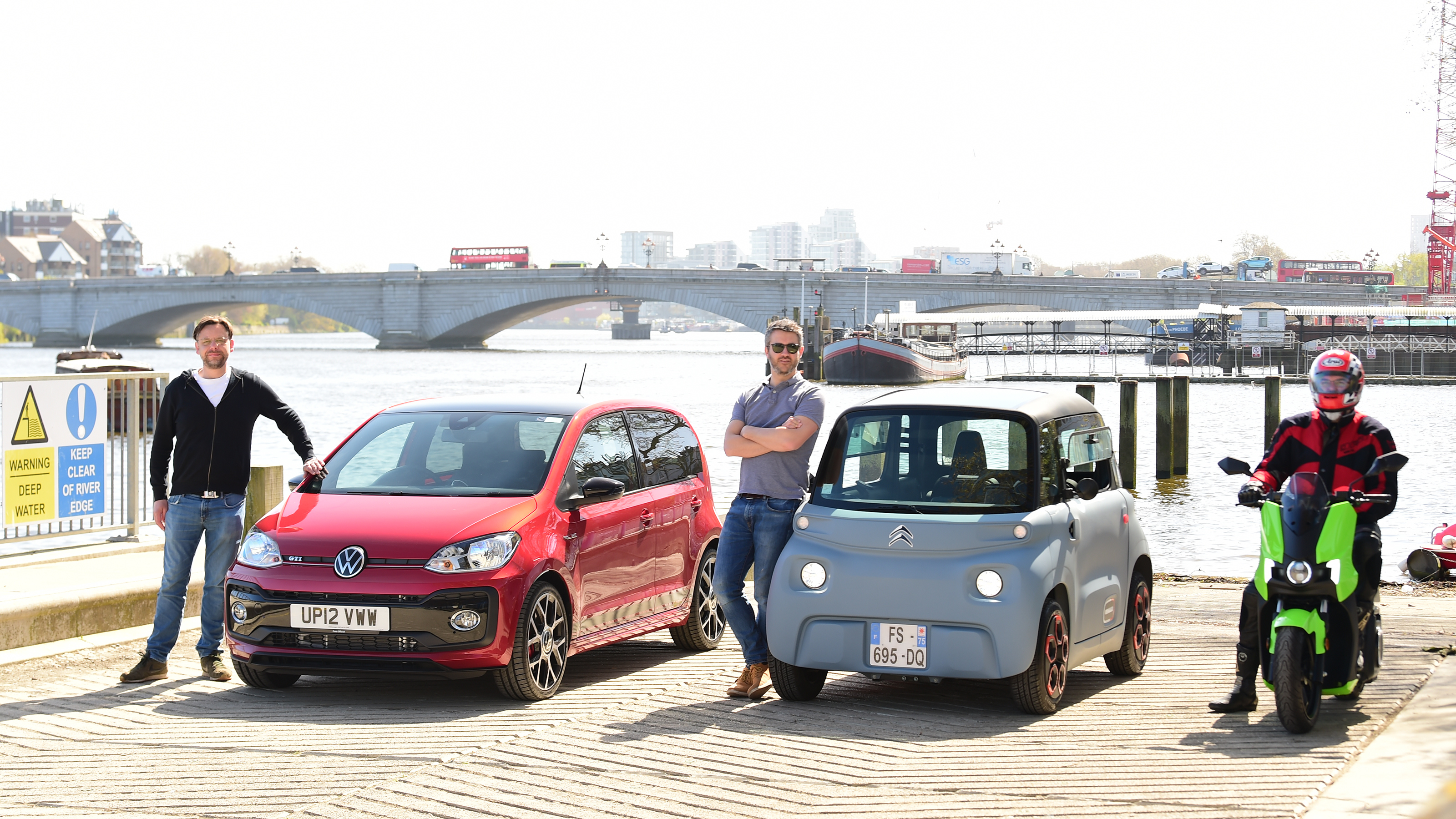 Commuter Cup: Citroen Ami vs Scooter vs Volkswagen up! 
